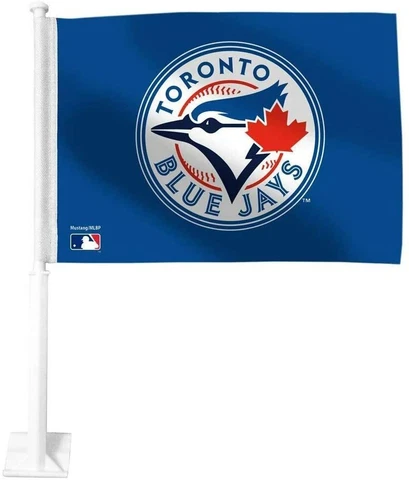 Toronto Blue Jays MLB Baseball 11.5" x 15" Double Sided Car Truck Window Flag Cover