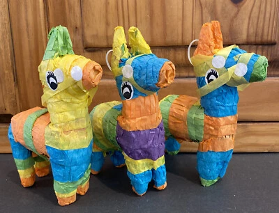 Piñatas 3 Pack Little Llamas Birthday Fiesta Cinco de Mayo Party 4 x 7.5 x 2 In - Image 1 of 4