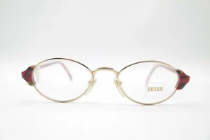 Lunettes Vintage Zeiss 6608 4100 Or Multicolore Ovale Monture NOS - Picture 1 of 6