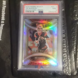 2020 select joe burrow select1ons prizm psa 9 number s1-1 - Picture 1 of 2