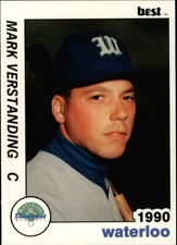 1990 Waterloo Diamonds Best #25 Mark Verstanding