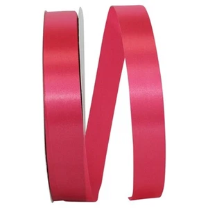 Florist Ribbons --- 7/8" x 100 yards --- Acetate-Satin --- Watermelon Color - Picture 1 of 1