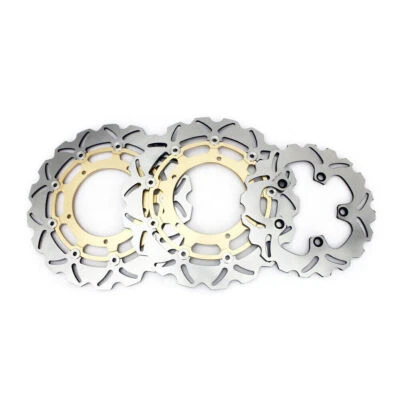 Front Rear Brake Rotors Discs For Yamaha FZ1 FAZER 1000 2006-2012 FZ1 1000 06-14 Foto 1 de 4