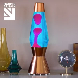 Mathmos Astro Lava Lamp - Copper - blue/pink - Picture 1 of 1