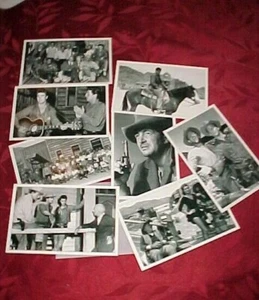 8- Mini Lobby Card Photos From "Rio Bravo" 5 x 7 John Wayne, Dean Martin, Ricky - Picture 1 of 1