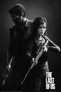 The Last Of Us - Gaming Poster / Print (Black & White Portrait) (24" X 36")