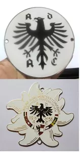 ADAC/ADAC WINTERFAHRT 1956-SET OF 2PCS -CAR GRILL BADGE EMBLEM LOGO EMBLEM METAL - Picture 1 of 1