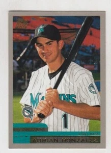 Adrian Gonzalez 2000 TOPPS ROOKIE CARD #T81 FLORIDA MARLINS - Picture 1 of 1