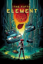 V607 Luc Besson Bruce-Willis The Fifth Element Movie Art fabric poster 24x36 