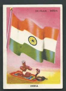 Indien Flagge Schlangenbeschwörer 1952 - Bild 1 von 1