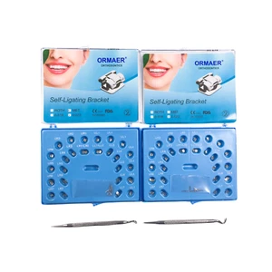 28pcs Dental Self-Ligating Bracket Roth/MBT Movable Hook 022 Buccal Tube Damon - Picture 1 of 9