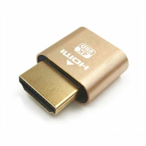 Display EDID Emulator Converter HDMI Headless Ghost Dummy Plug as LCD Monitor - Picture 1 of 1