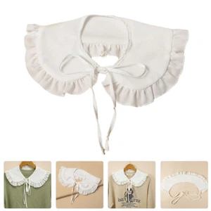 Shirts Fake Collar Lace Spread Shawl Women False Collar Lace Poncho Collar - Picture 1 of 12