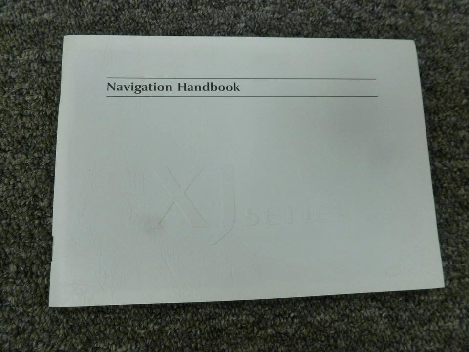 2002 Jaguar XJ XJ8 XJR Sedan Navigation System Owner Manual Sport Vanden Plas - Image 1 of 1