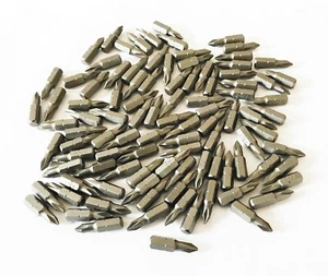 100 A.W. MEYER CO. #1 PHILLIPS 1" SCREW BITS DRIVER POWER DRILL DRYWALL P14000 - Imagen 1 de 1