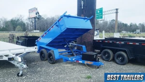 2024 down to earth 6 x 10 dump trailer weekend warrior series farm dump 7k - Picture 1 of 12