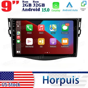 Para Toyota RAV4 2007-2012 Apple Carplay Android 15 Coche GPS Radio Estéreo RDS Wifi - Imagen 1 de 8
