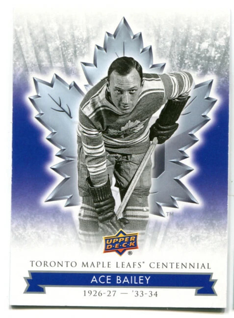 2017 Toronto Maple Leafs Centennial Ace Bailey Card #2 - Image 1 of 1