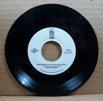 Garth Brooks - Somewhere Other Than The Night/Mr. Right (45 RPM, Liberty) - Image 1 of 4