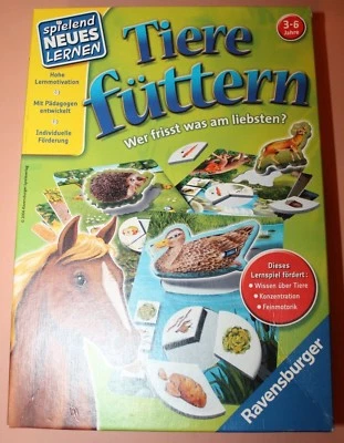 2006 Ravensburger German ? Tiere Futtern - Feed Animals Game - Image 1 of 4