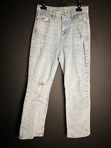 Girls' High-Rise Baggy Boyfriend Jeans Adjustable Waist Art Class - Picture 1 of 5