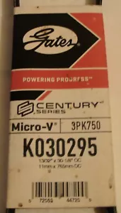 Gates Century Series Micro-V Belt Gates K030295 3PK750 - Bild 1 von 2