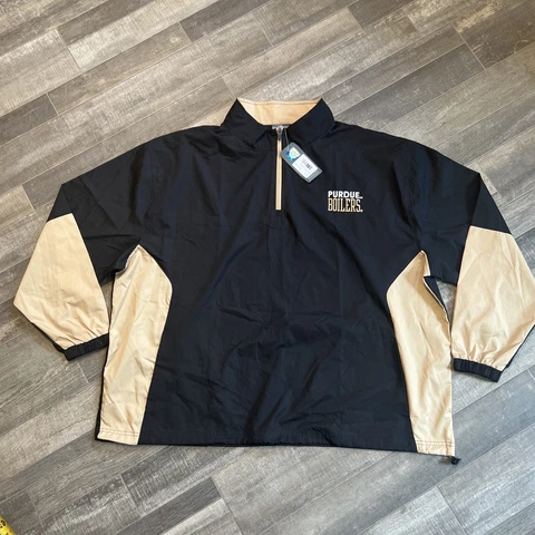 Knights Apparel Purdue Boilermakers Jacket Rain Wind Weather Resist Size 2XL NWT Cover