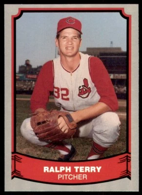 1988 PACIFIC LEGENDS I #64 RALPH TERRY CLEVELAND INDIANS - Image 1 of 2