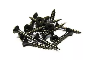 (100) 8x1 Square Flat Head Wood Screws (Plain and Lubed) - Picture 1 of 2