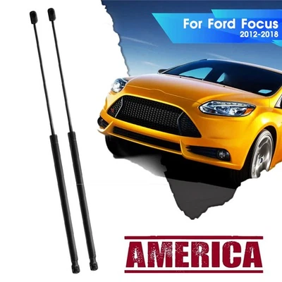 QTY2 Rear Tailgate Lift Supports Shocks Springs Struts For Ford Focus 2012-2018 Foto 1 de 4