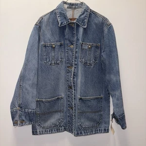 Vintage 1990’s Ralph Lauren Denim Chore Coat, Size Medium - Picture 1 of 3