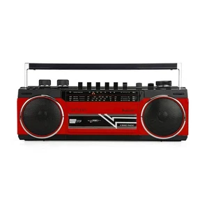 Cassette Boombox, Retro Blueooth Boombox, Lettore di cassette e registratore, AM/FM... - Foto 1 di 8