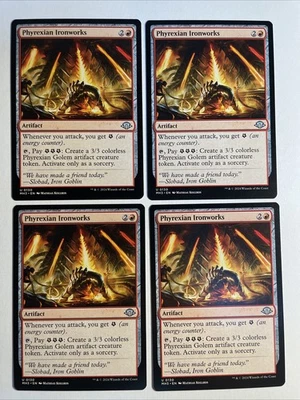 4x Modern Horizons 3 Phyrexian Ironworks NM/M Magic The Gathering Mtg - Bild 1 von 2