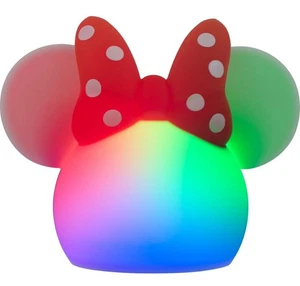 Minnie Mouse Color Changing Squishy Lamp LED Night Light with USB C Battery - Picture 1 of 6