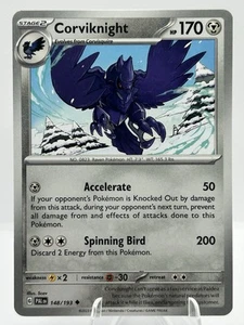 Corviknight 148/193 Paldea Evolved TCG Pokémon Card NM - Picture 1 of 2
