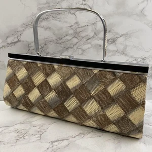 Vintage Baing Bug, Snake Leather, Python Patchwork Handbag - Picture 1 of 10