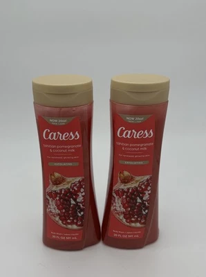 Jabón corporal exfoliante con leche de granada y coco de Tahití 2Pk-Caress, 20oz Foto 1 de 2