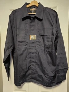 5.11 Tactical Taclite TDU Long Sleeve Shirt 72054 - Dark Blue, Med Reg NWT - Picture 1 of 5