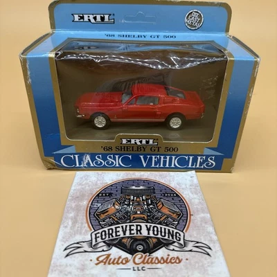 1989 ERTL Classic Vehicle, Die Cast Metal '68 Shelby GT 500 - Image 1 of 2