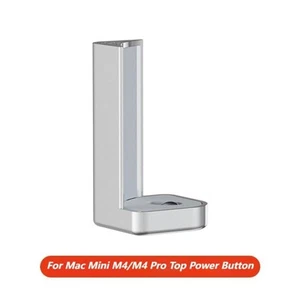 Aluminum Alloy Top Power Button Stand for Mac Mini M4/M4 Pro 2024 - Photo 1/6