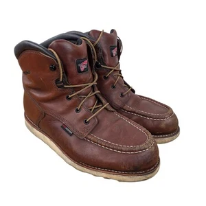 Red Wing Traction Tred 405 Moc Toe Waterproof Work Boots Mens 11 D - Picture 1 of 9