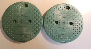 LOTO OF 2 - NDS 10" Round Irrigation control valve covers, NEW - Picture 1 of 3