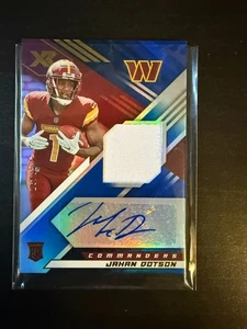 2022 Panini XR Jahan Dotson #RSA-JD White Patch Washington Redskins - Picture 1 of 2