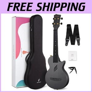 Carbon Fiber Travel Ukulele Set - Online Lessons Included - Picture 1 of 8