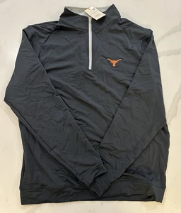 Peter Millar Texas Longhorns 1/4 Zip Large MSRP $165.00 (DD720) - Picture 1 of 1