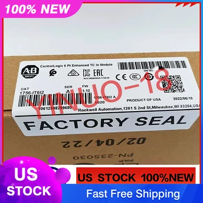 Nuevo módulo de entrada de 6 puntos ControlLogix 1756-IT6I2 SER A 1756IT612 sellado de fábrica Foto 1 de 4