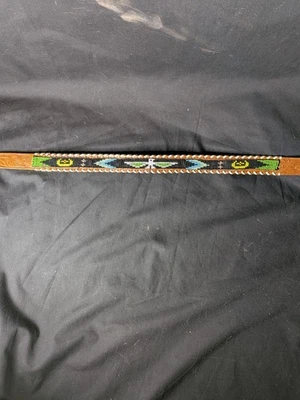 28 Inch Long Native Amerina Style Beaded Belt - Image 1 of 4