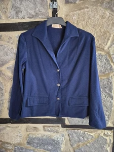 Pendleton Blue Wool Blazer Jacket Size 16 - Picture 1 of 7