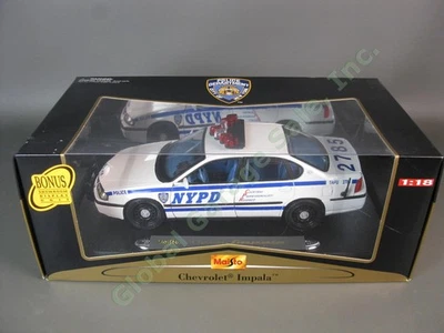 Carro Chevrolet Impala Maisto 36645 NYPD New York Police Dept estreia 1:18 novo na caixa - Imagem 1 de 4