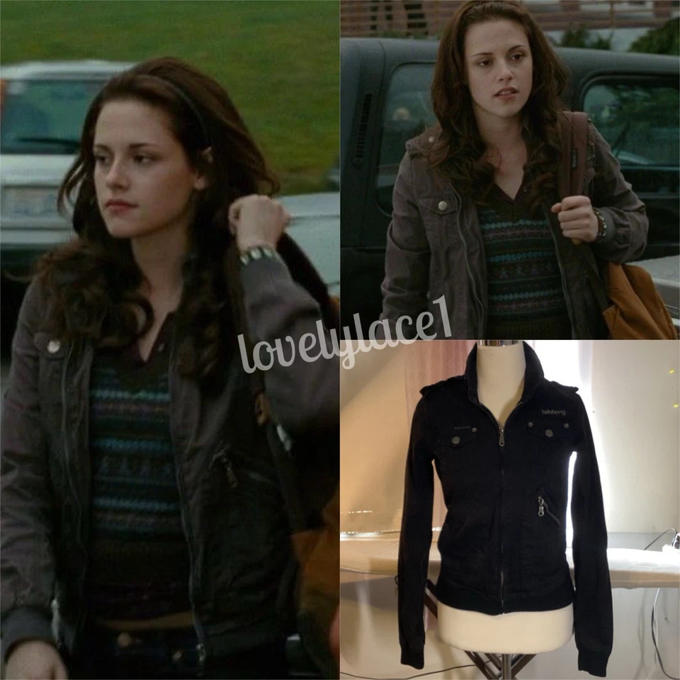 Chaqueta Billabong Hannah Lanzamiento Original Negra ASO Bella Swan Crepúsculo Mediana Foto 1 de 4